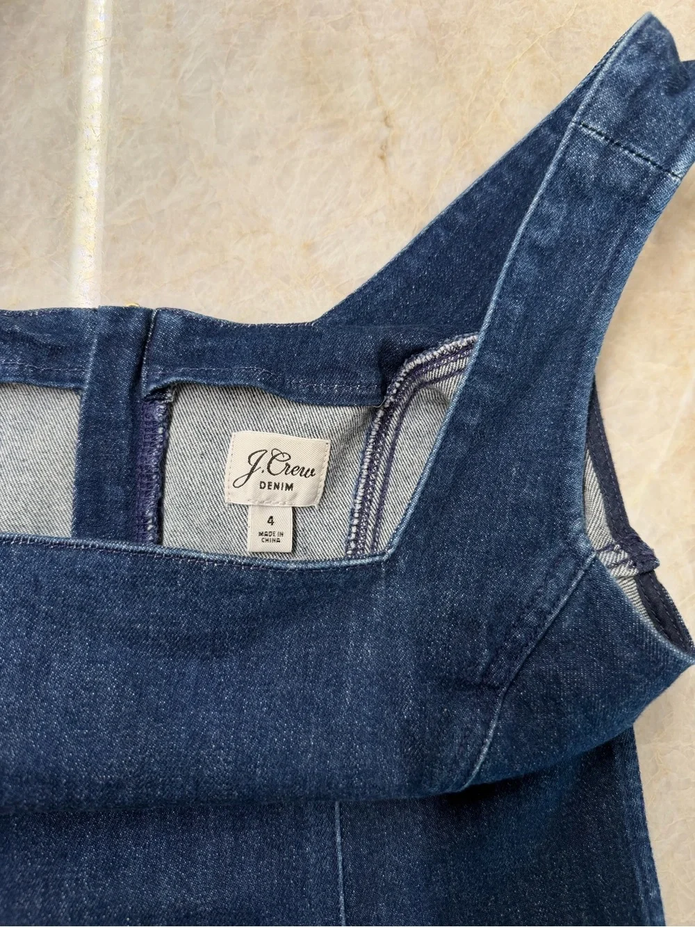 J. Crew cared denim